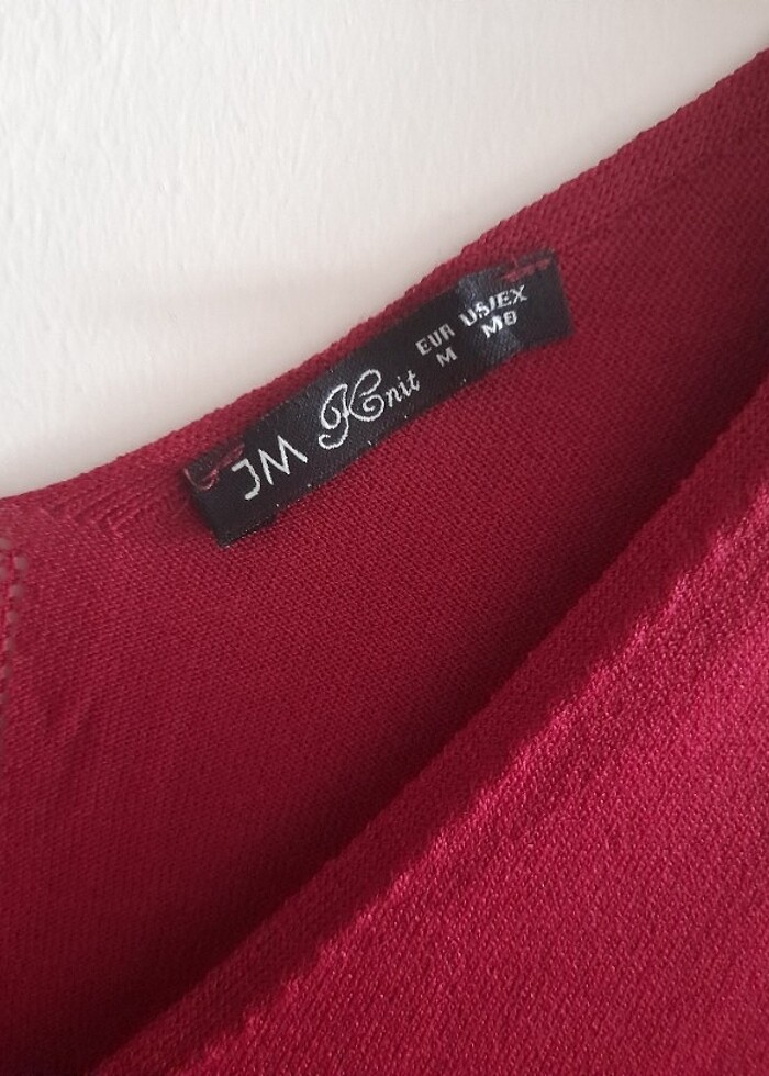 BORDO KADIN BLUZ - Görsel 2