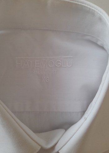 xs Beden Hatemoğlu Beyaz Erkek Gömlek