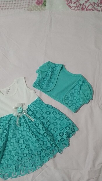 9-12 Ay Beden çeşitli Renk Bebek elbise