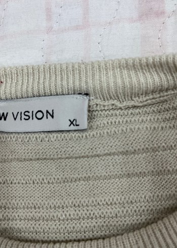 Erkek Kahverengi Bisiklet Yaka Triko Kazak - Görsel 2