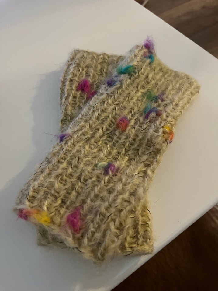 Bohem Tarz Örgü Kadın Eldiveni - Görsel 5