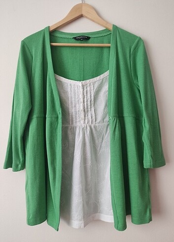 Debenhams marka yeşil bluz