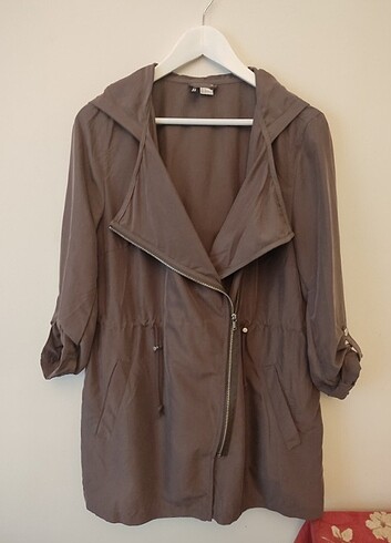 H&M marka açık kahverengi ince ceket