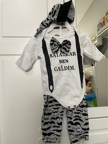 3 lü erkek bebek takım