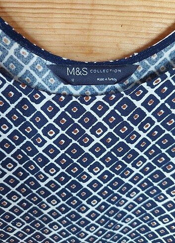 M&S  sıfır kol bluz - Görsel 2