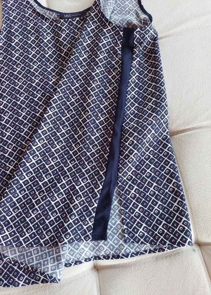 M&S  sıfır kol bluz - Görsel 4