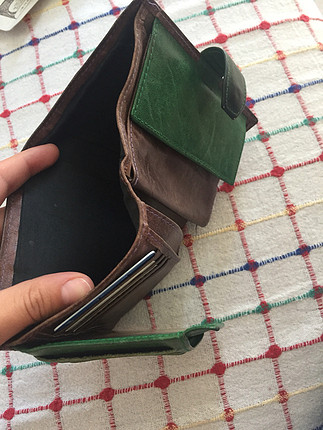 Vintage deri cüzdan