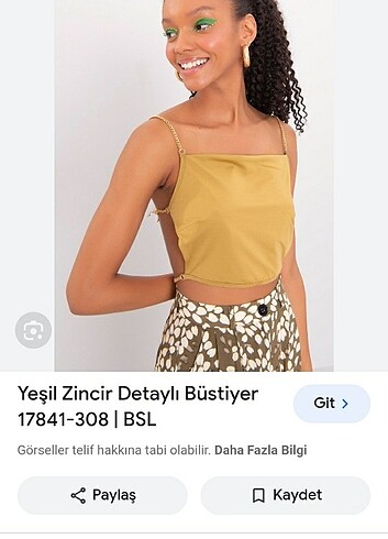 s Beden BSL-yesil zoncirli büstiyer 