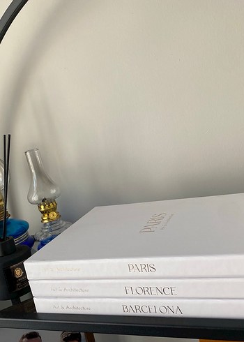 Paris, Floransa, Barselona 3Lü DEKOR KİTAP
