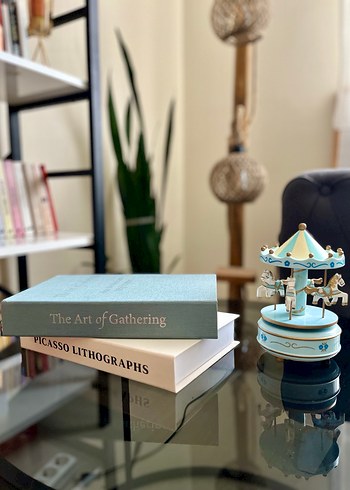 Mavi beyaz dekor kutu - Görsel 6