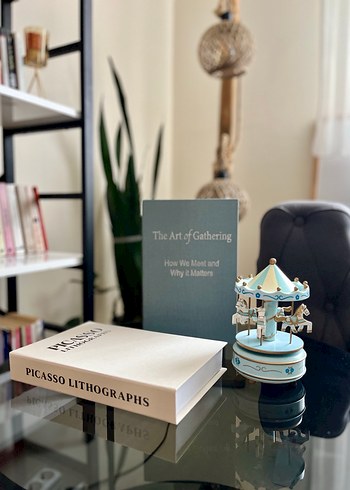 Mavi beyaz dekor kutu - Görsel 8