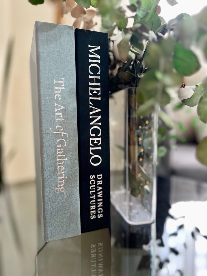 Mavi siyah kumaş kaplı dekor kutu - Görsel 2