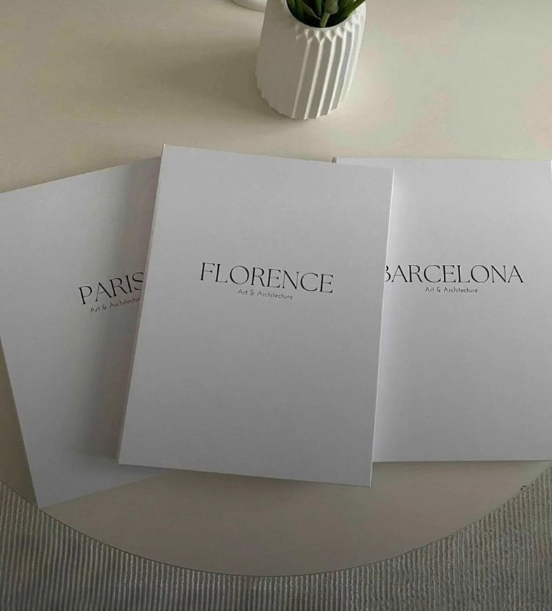 Florence Paris Barcelona dekor kutu - Görsel 3