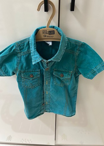 Erkek Bebek Denim Gömlek