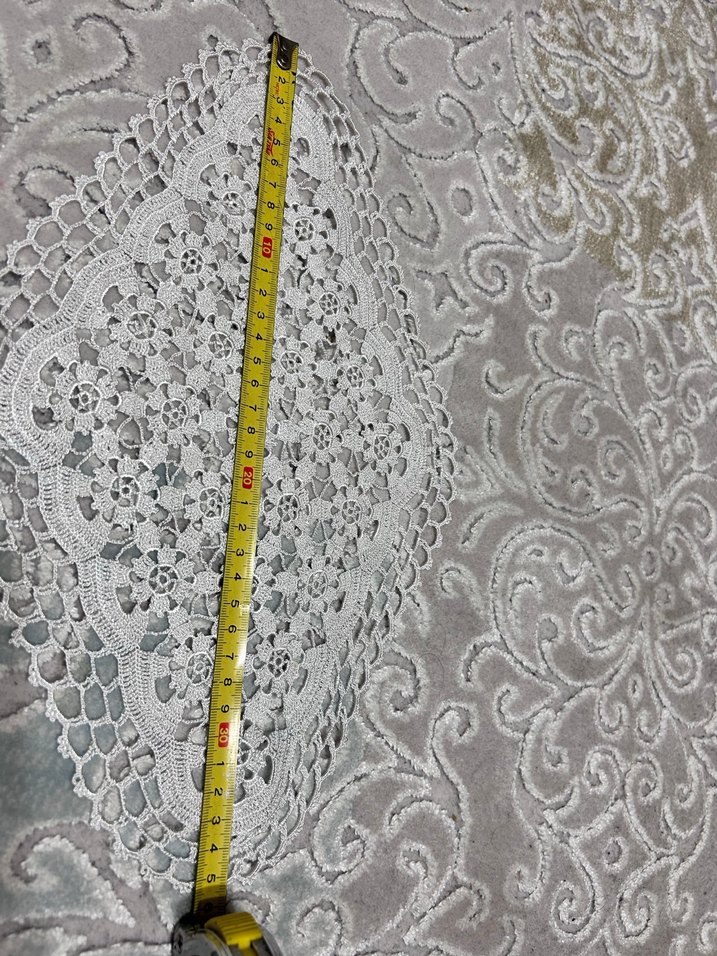 El İşi Bohem Dantel tepsi Örtüsü - Görsel 3