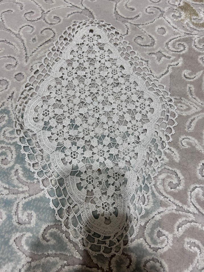 El İşi Bohem Dantel tepsi Örtüsü - Görsel 2