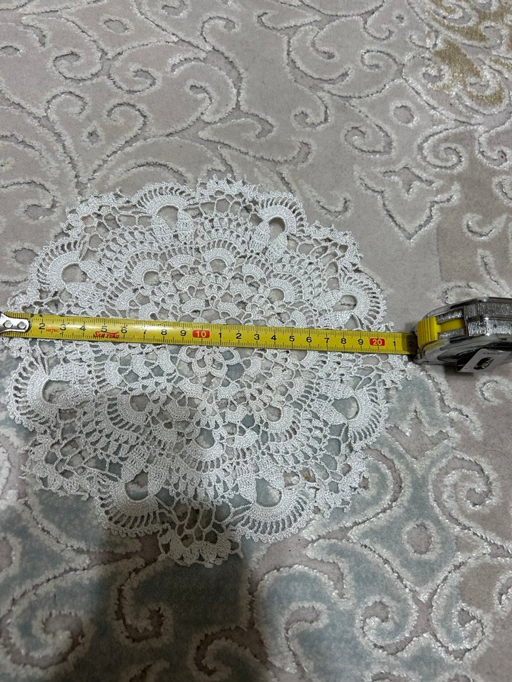 Bohem Tarzı El Yapımı Dantel Örtü - Görsel 4