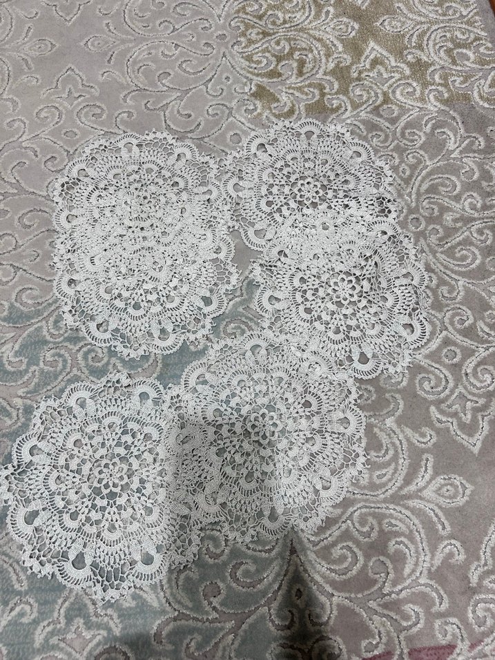 Bohem Tarzı El Yapımı Dantel Örtü - Görsel 3