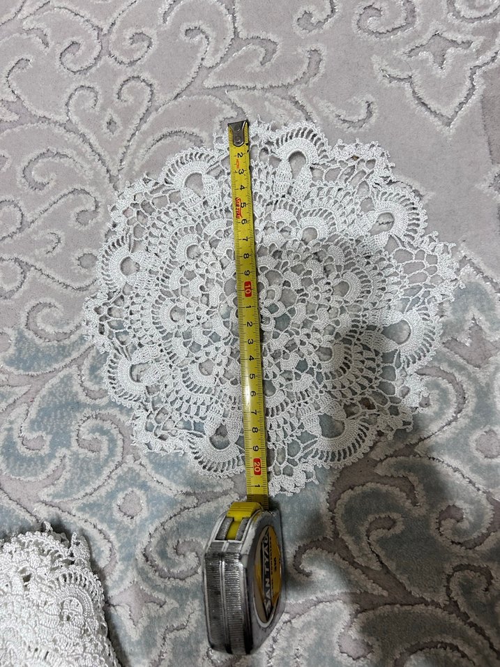 Bohem Tarzı El Yapımı Dantel Örtü - Görsel 5