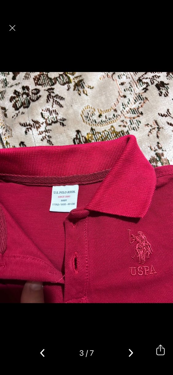 Erkek Bebek Uzun Kollu Polo Tişört - Görsel 3