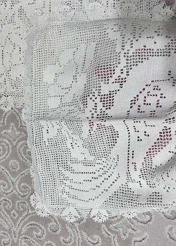 El Yapımı Dantel Kırlent örtüsü - Görsel 4