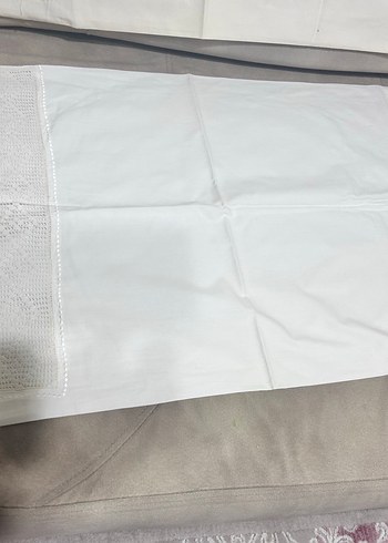 Vintage yastık kılıfı ve bohça - Görsel 3