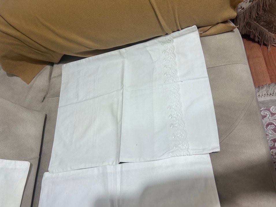 Vintage yastık kılıfı ve bohça - Görsel 2