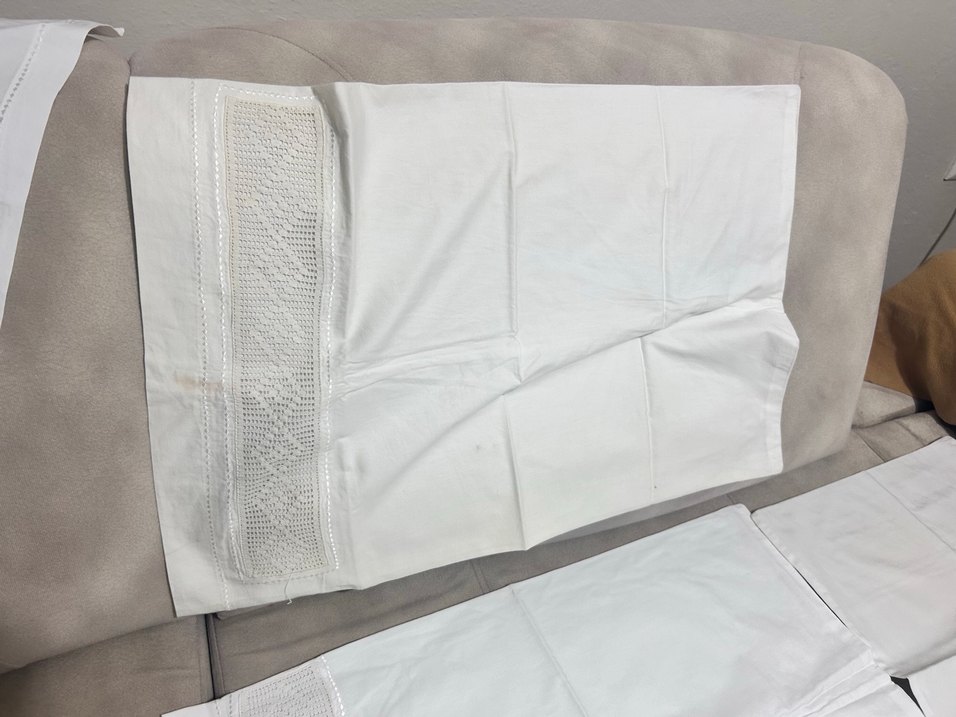 Vintage yastık kılıfı ve bohça - Görsel 4