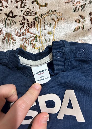 U.s polo erkek bebek sweat - Görsel 3
