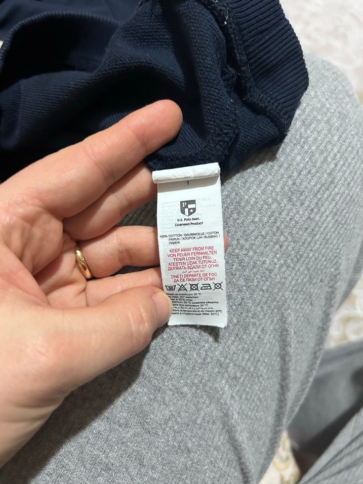 U.s polo erkek bebek sweat - Görsel 4