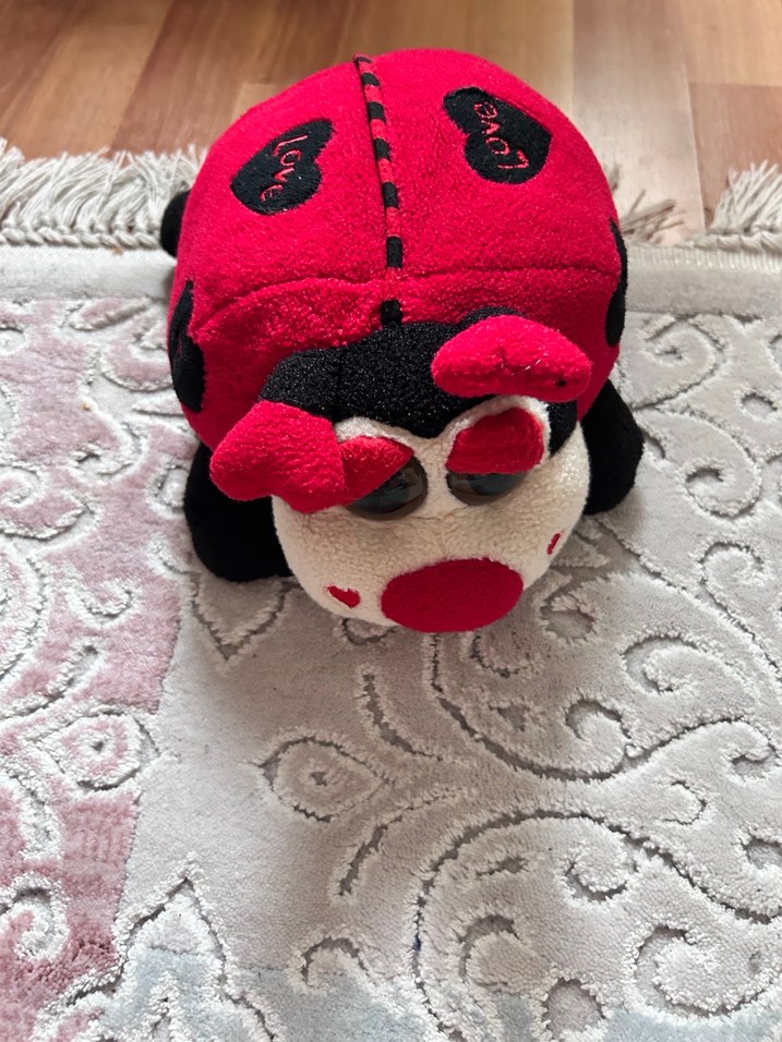 Kırmızı Uğur Böceği Peluş Oyuncak - Görsel 2