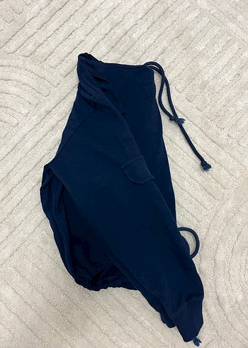 Kapüşonlu, Mavi Sweatshirt - Görsel 2