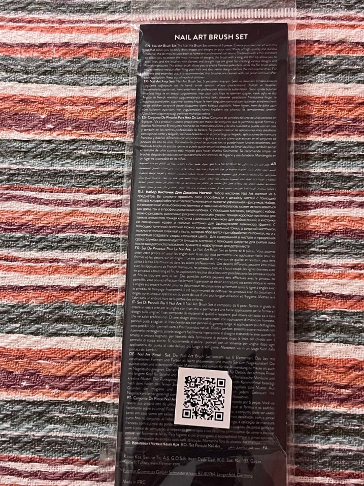 Floemar 4'lü Pembe Tırnak Fırçası Seti - Görsel 2