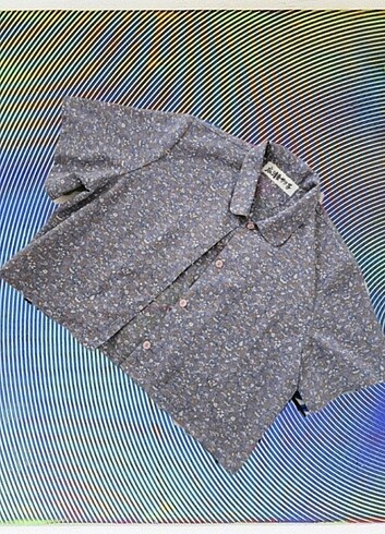 Vintage Crop Gömlek