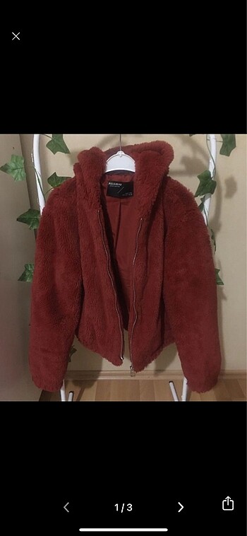 Pull&Bear Peluş Mont