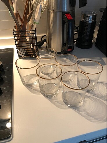 H&M home gold detaylı bardak