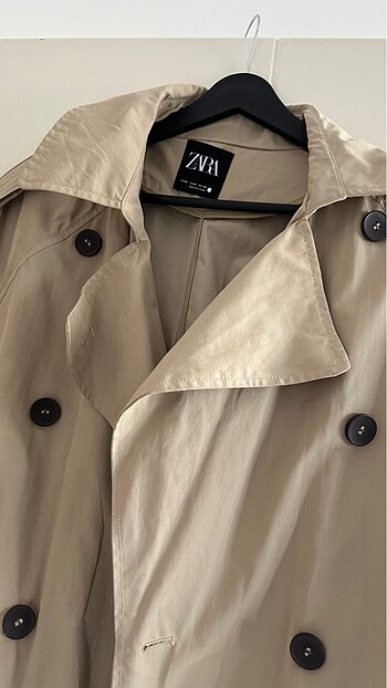m Beden camel Renk Zara trenckot
