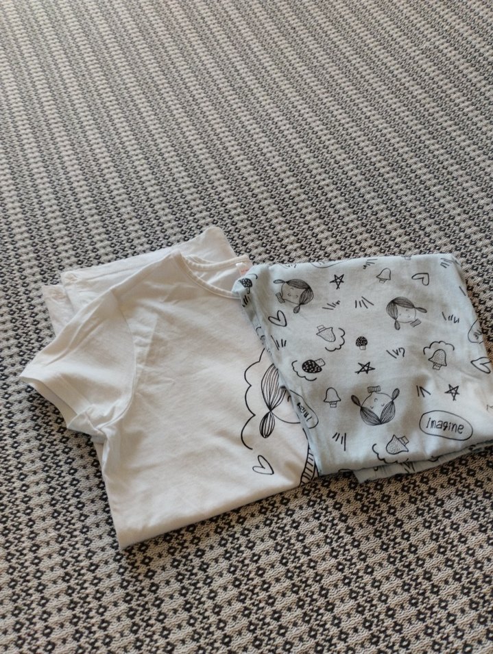 Kız Çocuk Pamuklu Pijama takımı - Görsel 2