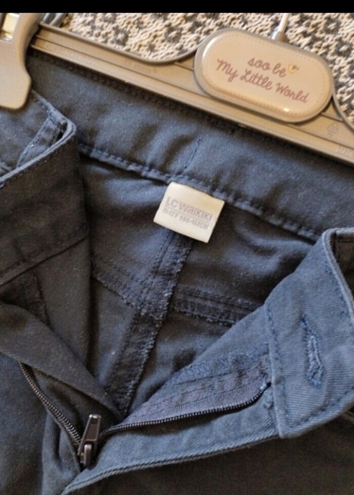 LCW lacivert kız çocuk pantolon  - Görsel 2