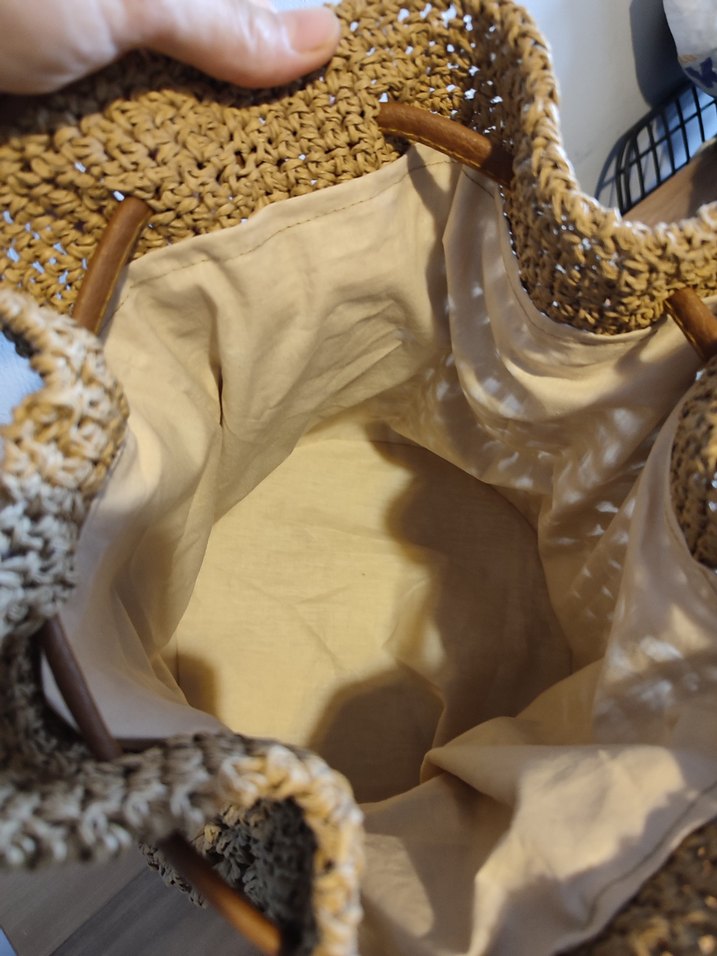 kağıt ip hasır çuval çanta - Görsel 3