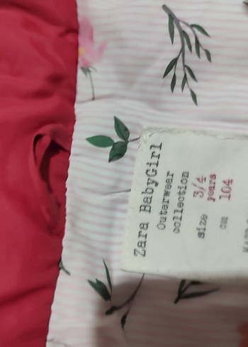 Kız Çocuk Pembe Fermuarlı Yelek - Görsel 5