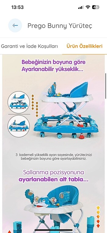 Beden Prego yürüteç