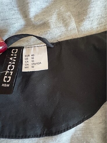 m Beden siyah Renk H&M yağmurluk