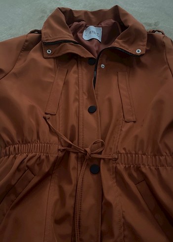 Düğmeli, Midi Boy, Rahat Kesim Kadın Kaban - Görsel 6