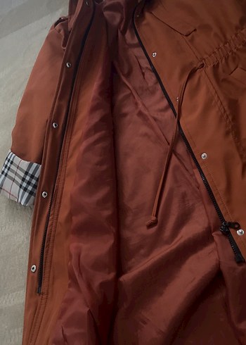 Düğmeli, Midi Boy, Rahat Kesim Kadın Kaban - Görsel 4