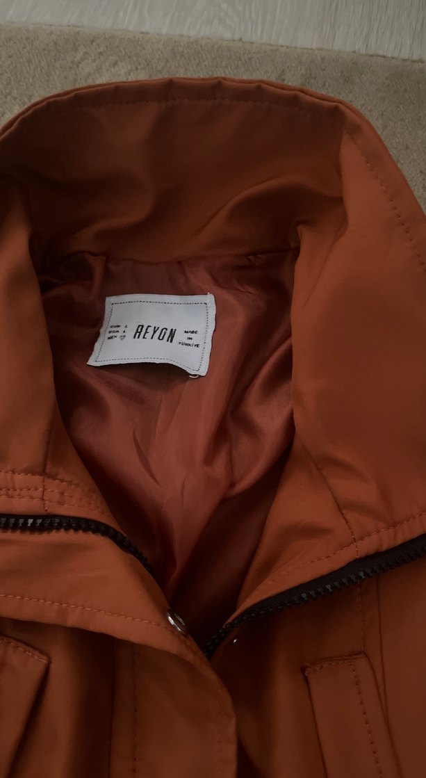 Düğmeli, Midi Boy, Rahat Kesim Kadın Kaban - Görsel 2