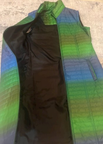 Kadın Çok Renkli Uzun Fermuarlı Yelek - Görsel 3