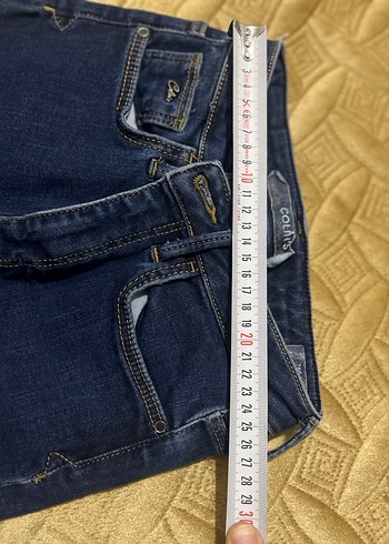 Düğmeli Kadın Denim Jean - Görsel 11