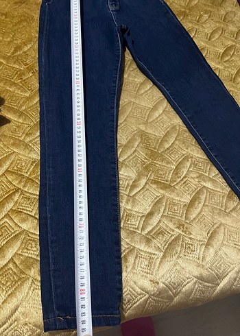 Düğmeli Kadın Denim Jean - Görsel 6