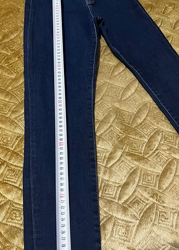 Düğmeli Kadın Denim Jean - Görsel 7